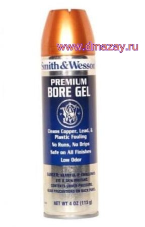 Сверхсильный очиститель оружейного ствола SMIT & Wesson PREMIUM BORE GEL SW 006 гель 113 г.